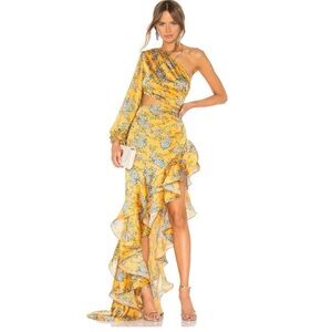 Bronx and Banco Womens Hanna Gown Multicolor Size Medium